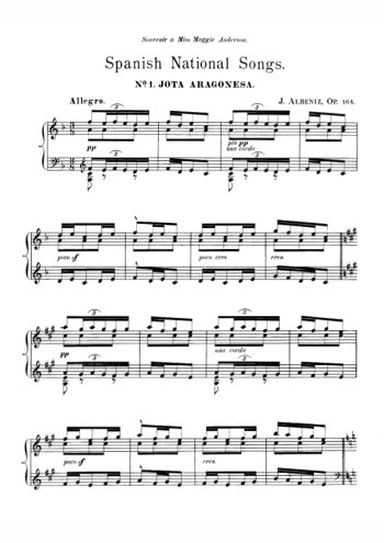 Chansons espagnoles, Jota aragonesa